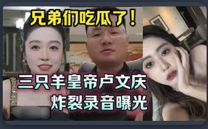 三只羊录音门曝光！三只羊老板卢文庆睡遍三只羊所有女主播 卢文庆录音门完整版